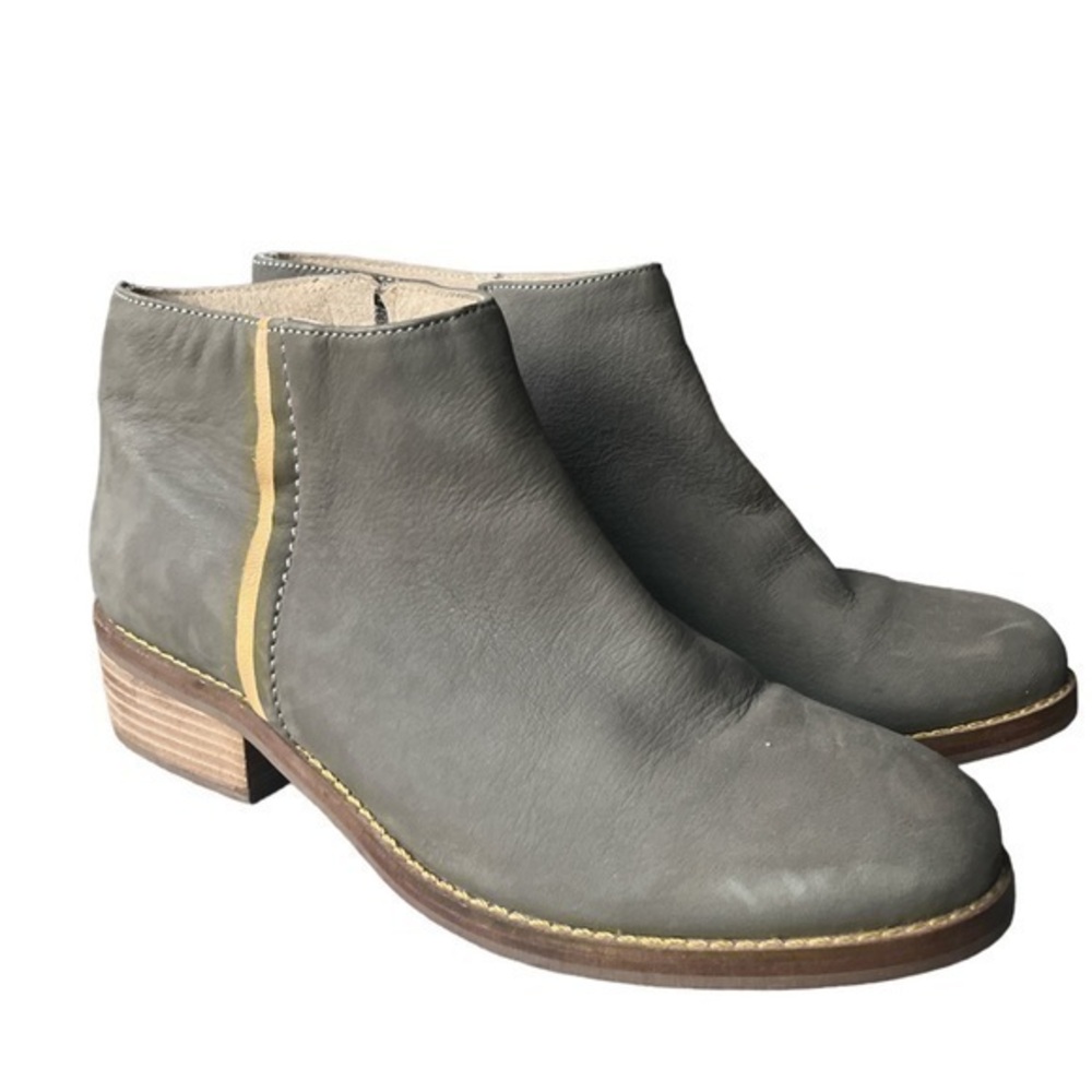 Seychelles Women's Resemblance Ankle Boot, Taupe/Yellow, size 7 US
